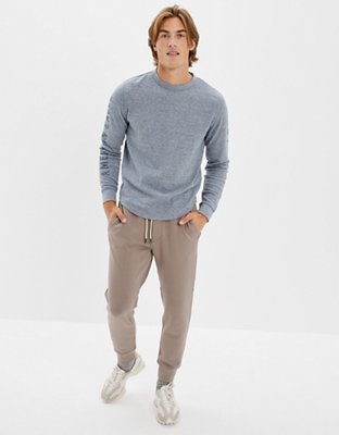 Мужские рубашки American Eagle AE Super Soft Long-Sleeve Graphic Thermal Shirt — фото 4