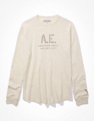 AE Super Soft Long-Sleeve Graphic Thermal Shirt