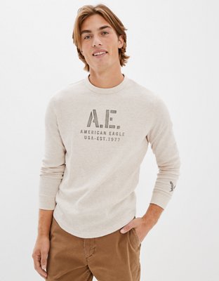AE Super Soft Long-Sleeve Graphic Thermal Shirt
