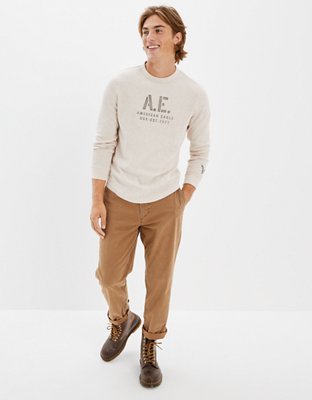 AE Super Soft Long-Sleeve Graphic Thermal Shirt