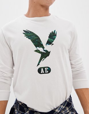 AE Super Soft Long-Sleeve Graphic T-Shirt