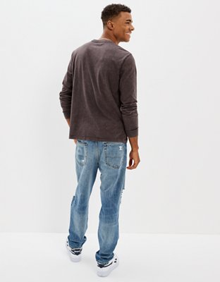 AE Super Soft Long-Sleeve Graphic T-Shirt