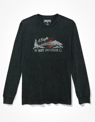 AE Super Soft Long-Sleeve Graphic T-Shirt