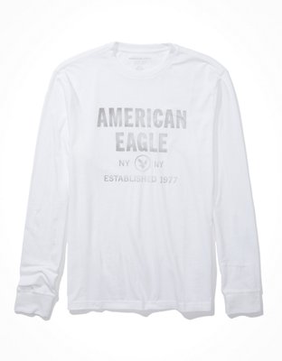 AE Super Soft Long-Sleeve Graphic T-Shirt