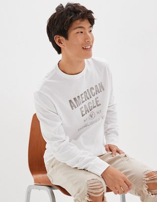 AE Super Soft Long-Sleeve Graphic T-Shirt