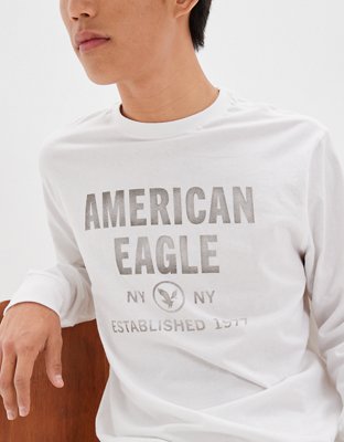 AE Super Soft Long-Sleeve Graphic T-Shirt