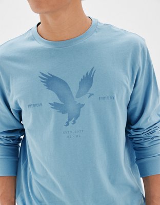 AE Super Soft Long-Sleeve Graphic T-Shirt