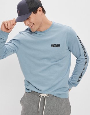AE 24/7 Long-Sleeve Graphic T-Shirt