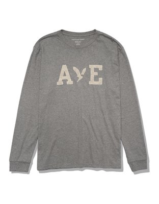 AE Super Soft Long-Sleeve Graphic T-Shirt