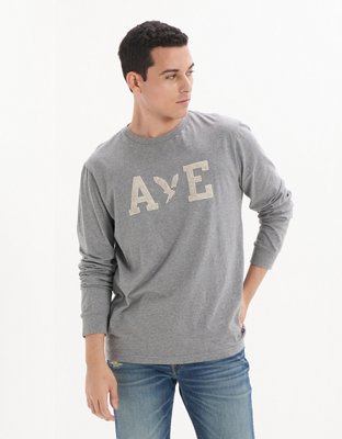 AE Super Soft Long-Sleeve Graphic T-Shirt
