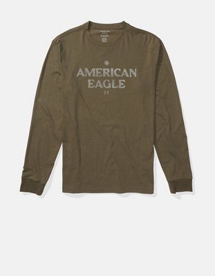 AE T-shirt Manga Larga Super Suave con Gráfico