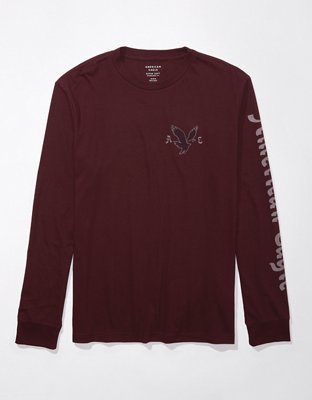 AE Super Soft Long-Sleeve Graphic T-Shirt