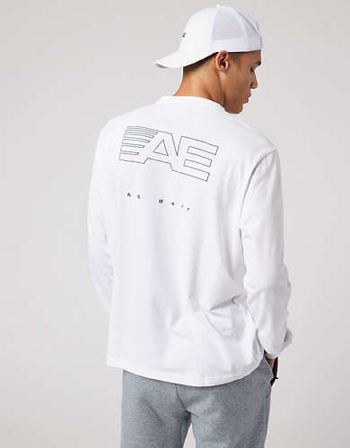 AE 24/7 Long-Sleeve Graphic T-Shirt