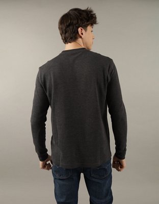 AE Long-Sleeve Logo Graphic Thermal Shirt