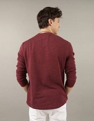 AE Long-Sleeve Logo Graphic Thermal Shirt