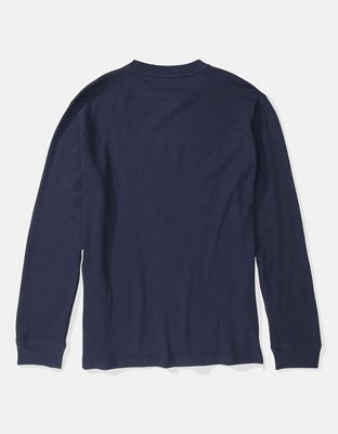 AE Long-Sleeve Logo Graphic T-Shirt