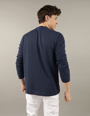 AE Long-Sleeve Logo Graphic T-Shirt