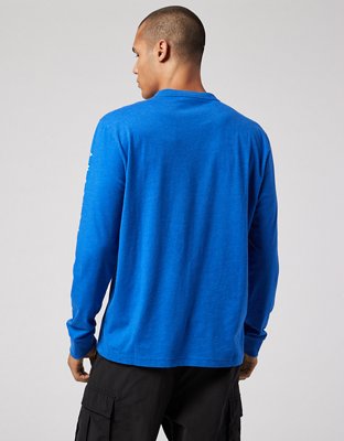 AE 24/7 Good Vibes Long-Sleeve Graphic T-Shirt