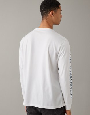 AE Long-Sleeve Logo Graphic T-Shirt