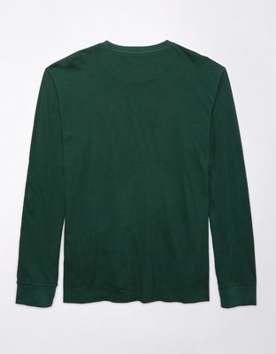 AE Long-Sleeve Logo Graphic T-Shirt