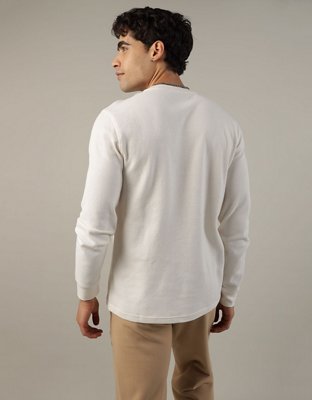 AE Long-Sleeve Logo Graphic Thermal T-Shirt