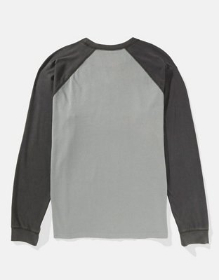 AE Long-Sleeve Raglan Graphic Thermal T-Shirt