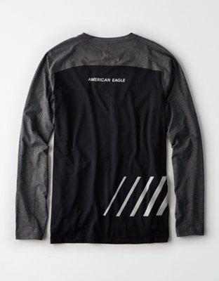 Мужские футболки American Eagle AE Active Long-Sleeve Graphic T-Shirt — фото 4