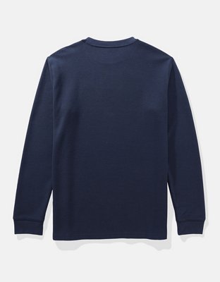 AE Long-Sleeve Logo Graphic Thermal T-Shirt