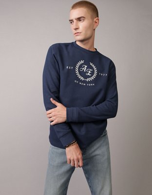 AE Long-Sleeve Logo Graphic Thermal T-Shirt