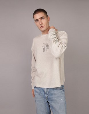 AE T-shirt Térmica Manga Larga Extragrande y Elevada con Gráfico con Logotipo
