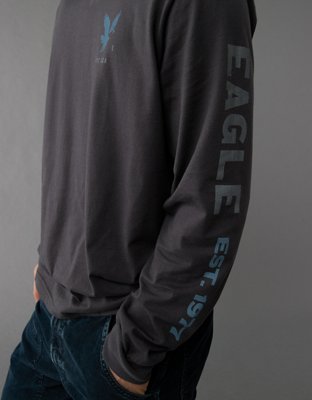 AE Lightweight Long-Sleeve Graphic T-Shirt