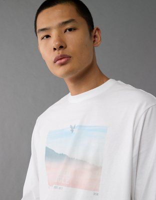 T-shirt de mangas largas con gráfico AE