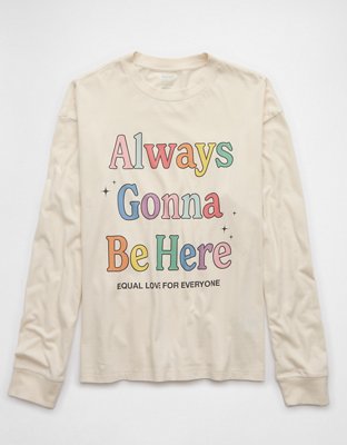 Мужские футболки American Eagle AE Pride Long-Sleeve Graphic T-Shirt — фото 3