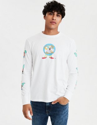 Мужские футболки American Eagle AE x The Simpsons Krusty Graphic Long-Sleeve T-Shirt — фото 3