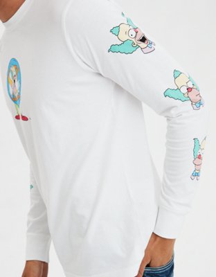 Мужские футболки American Eagle AE x The Simpsons Krusty Graphic Long-Sleeve T-Shirt — фото 2