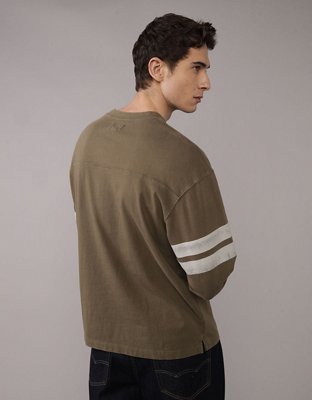 AE Long Sleeve Graphic Football T-Shirt