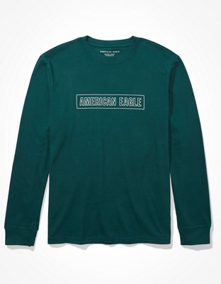 AE Super Soft Long-Sleeve Graphic T-Shirt