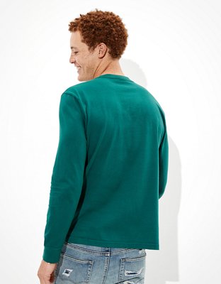 AE Super Soft Long-Sleeve Graphic T-Shirt