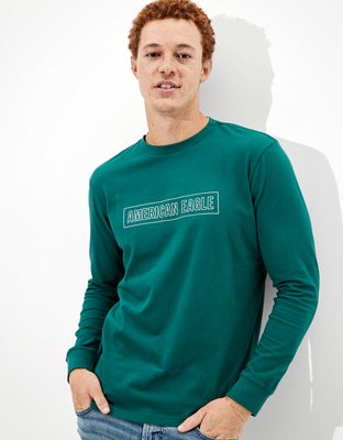 AE Super Soft Long-Sleeve Graphic T-Shirt