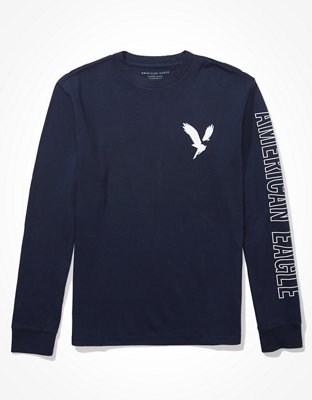 AE Super Soft Long-Sleeve Graphic T-Shirt