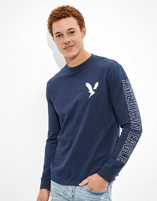 AE Super Soft Long-Sleeve Graphic T-Shirt