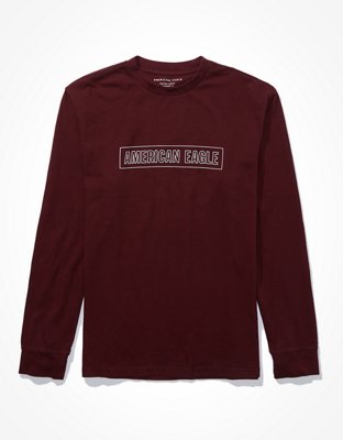 AE Super Soft Long-Sleeve Graphic T-Shirt