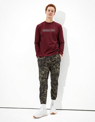 AE Super Soft Long-Sleeve Graphic T-Shirt