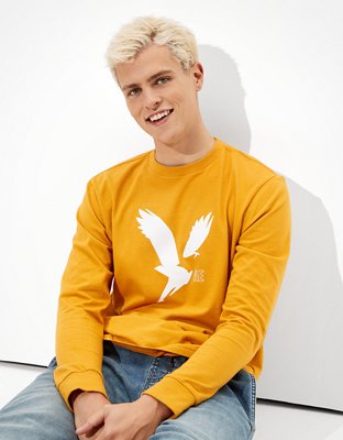 AE Super Soft Long-Sleeve Graphic T-Shirt