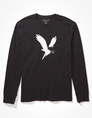 AE Super Soft Long-Sleeve Graphic T-Shirt