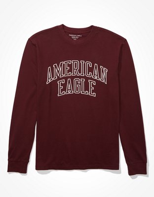 AE Super Soft Long-Sleeve Graphic T-Shirt