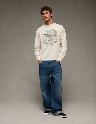 AE Boxy Long Sleeve Graphic T-Shirt