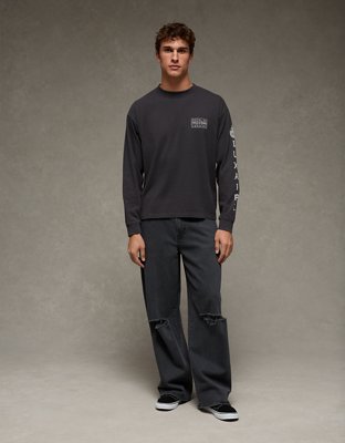 AE Boxy Long Sleeve Graphic T-Shirt
