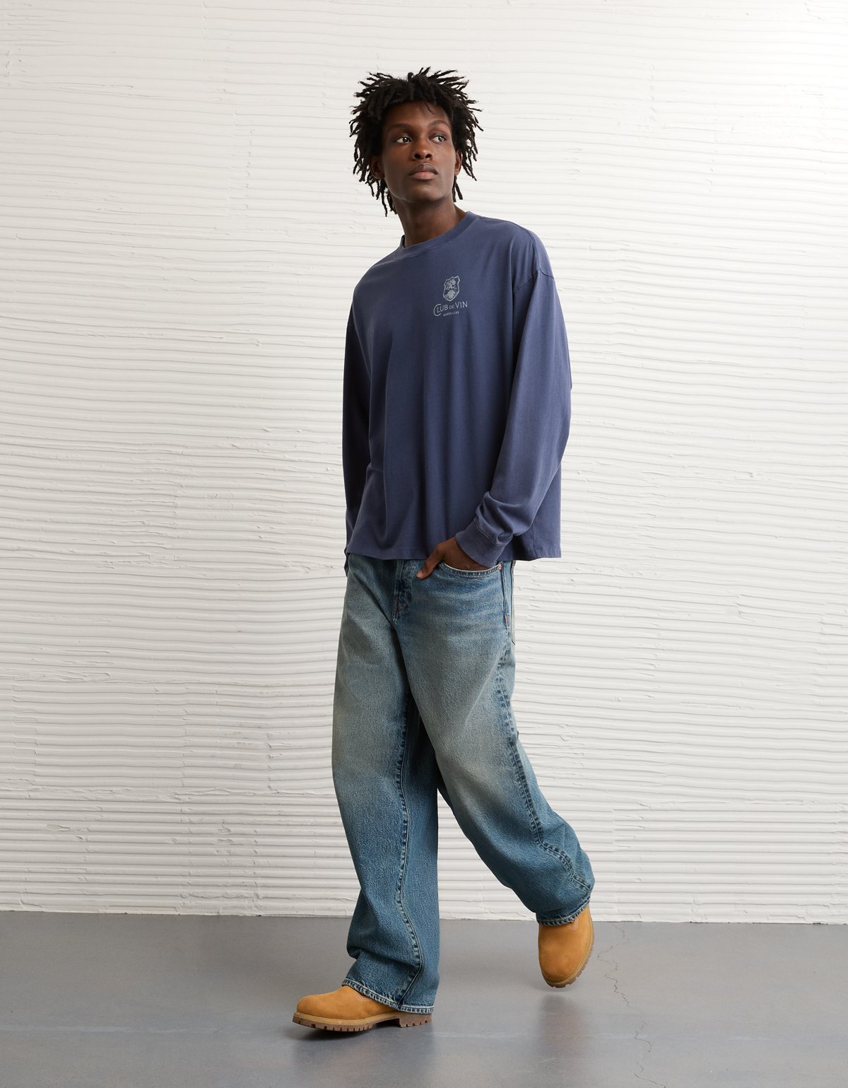 AE Boxy Long Sleeve Graphic T-Shirt - image 2