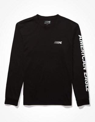 AE 24/7 Active Long-Sleeve Graphic T-Shirt